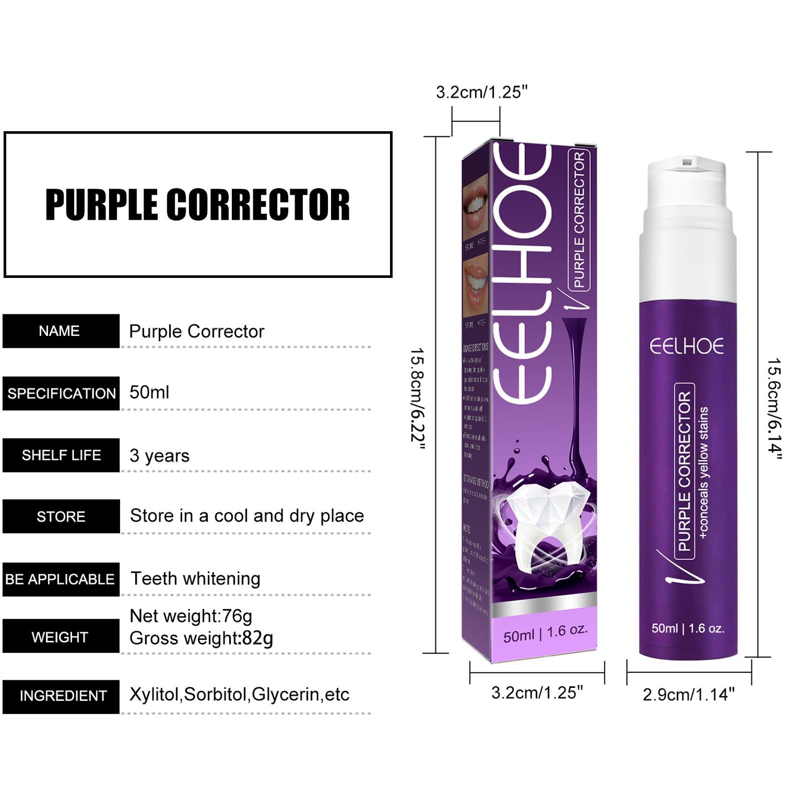 Purple Whitening Toothpaste